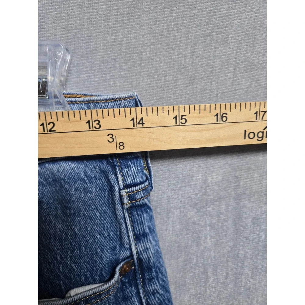 Levis Premium 501 Skinny Jeans Womens 27 Medium Wash Blue Denim 29502-0142